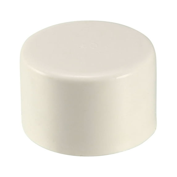 40mm Pipe Cap Fitting, Slip End Caps DWV(Drain Waste Vent) White 5Pcs