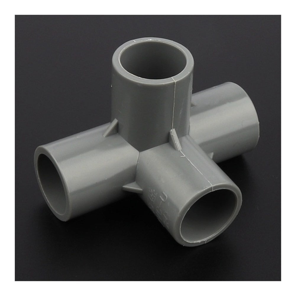 40mm PVC Pipe Connector Stereoscopic 4Ways Drip Irrigation Fittings