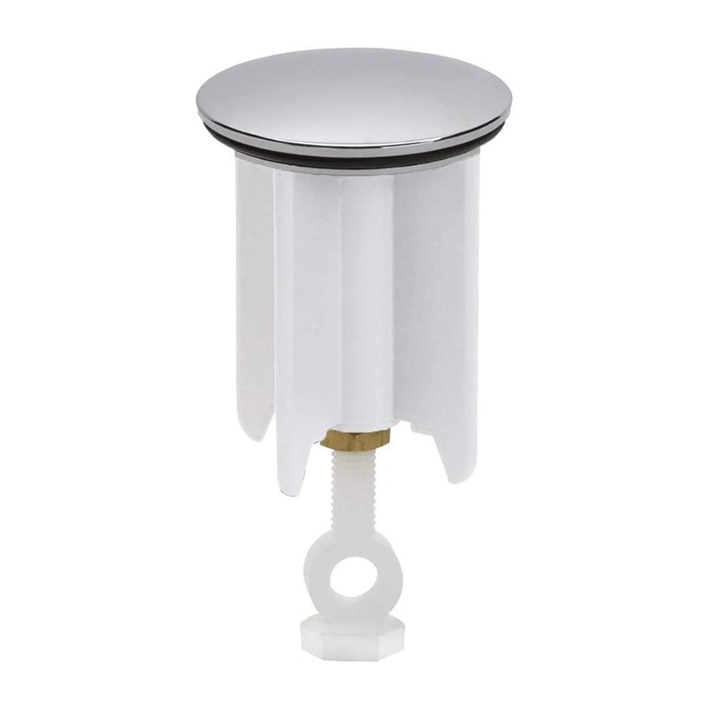 40mm Pop-Up Sink Drain Stopper for Bathroom Vanities White Plastic with ...