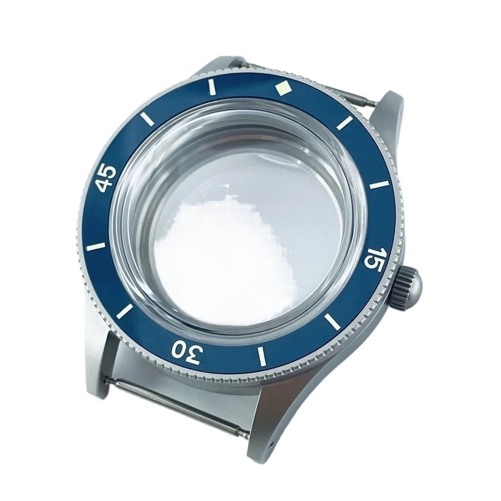 40 Mm Bidirektionale Blende Saphirglas Uhrengehäuse Für NH35 NH36