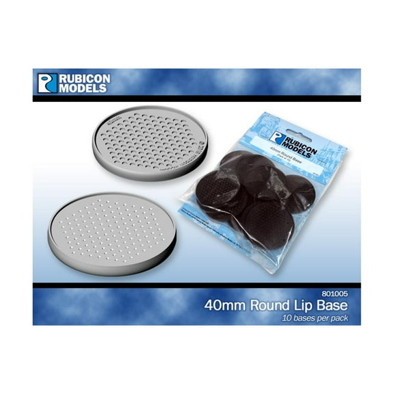 Rubicon Models 40mm Round Bases New