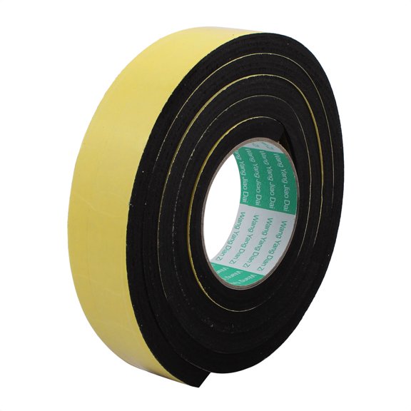 40mm Width 10mm Thickness Single Side Shockproof Sponge Foam Tape 2m Length