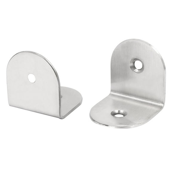 40mm x 40mm x 37mm Stainless Steel Corner Brace Joint Right Angle Brackets 2 Pcs