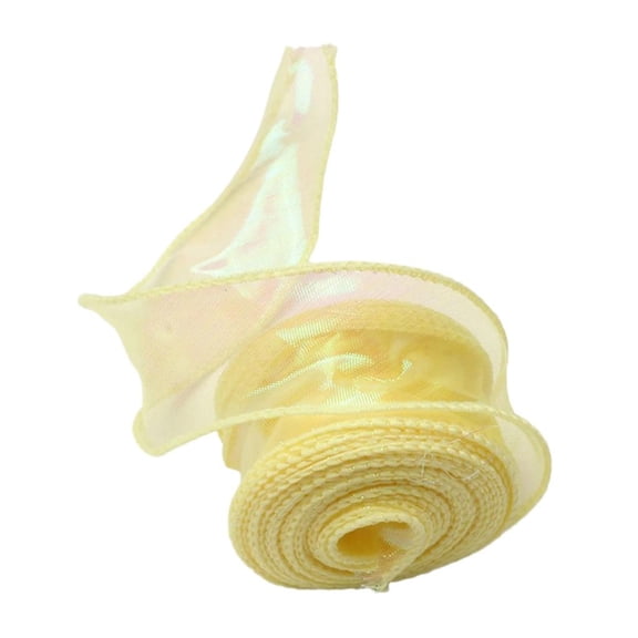 40mmX10Yard Sheer Organza Ribbon for Wrapping Bouquets Bows Wedding Decoartion