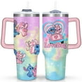 thumbnail image 1 of 40oz Cartoon Movie Stainless Steel Tumbler with Lid and Straw,Spill Proof Cartoon Travel Cup for Cartoon Lovers Double Wall Vacuum Insulated Coffee Mug with Handle Pink, 1 of 7