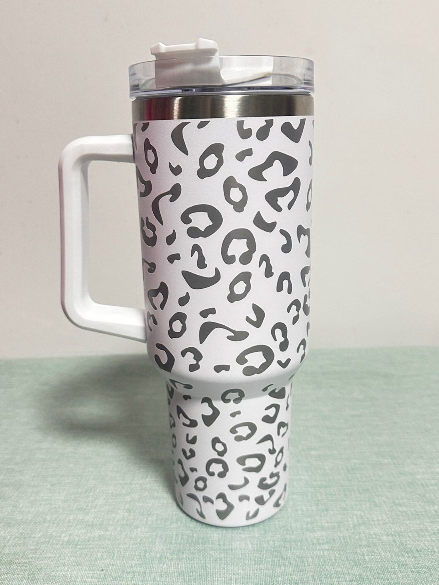 40oz Cheetah Leopard Laser Etched Stainless Tumbler