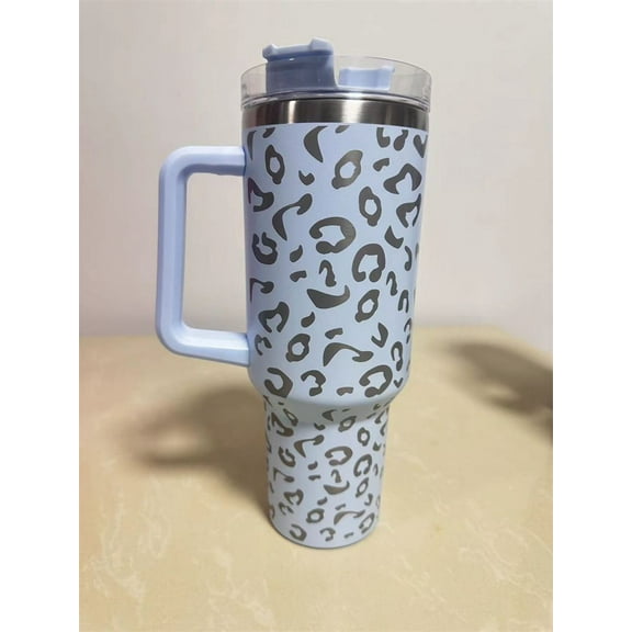 40oz Cheetah Leopard Laser Etched Stainless Tumbler