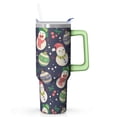 thumbnail image 1 of 40oz Christmas Ornaments Tumbler with Lid and Straw Stainless Steel Insulated Cup Holiday Gifts, 1 of 4