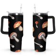 thumbnail image 1 of 40oz Colorful Botanical Mushroom Stainless Steel Flip Straw Tumbler Spill Proof Travel Cup Double Wall Vacuum Insulated Coffee Mug with Top Handle, 1 of 6