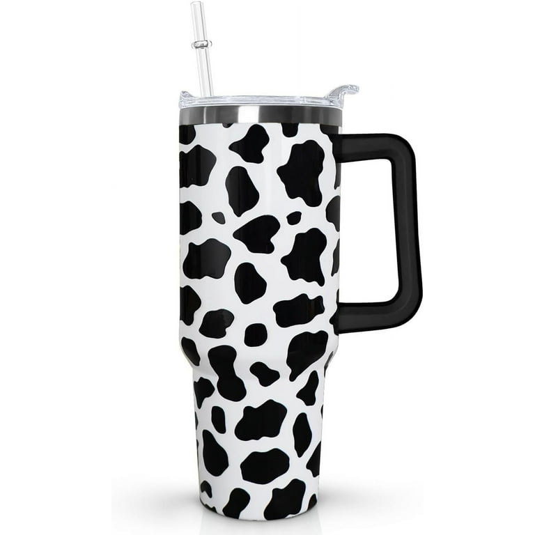 Cow Print Tumbler, 40 Oz Tumbler with Handle and Straw, Cute Cow Print  Cup/Coffee Mug/Travel Mug, Br…See more Cow Print Tumbler, 40 Oz Tumbler  with