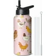 thumbnail image 1 of 40oz Cute Corgi Water Bottle with Handle and Flip Straw, Dog Sports Stainless Steel Insulated Cup, Travel Coffee Mug Tumbler, Birthday Mothers Day Chritmas Gifts for Women Animal Lovers, 1 of 6