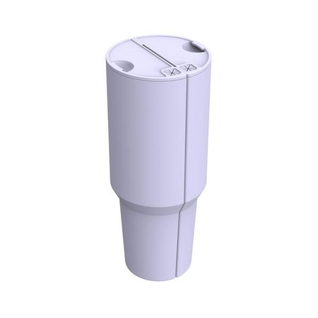 40oz Dual Compartment Silicone Tumbler Cup for Hot Cold Drinks