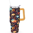 thumbnail image 1 of 40oz Fall Theme Tumbler with Spill Proof Lid Straw Handle 40 oz Fall Tumbler Double Wall Insulated Travel Coffee Cup Fall Gifts Travel Tumbler Must Have, 1 of 5