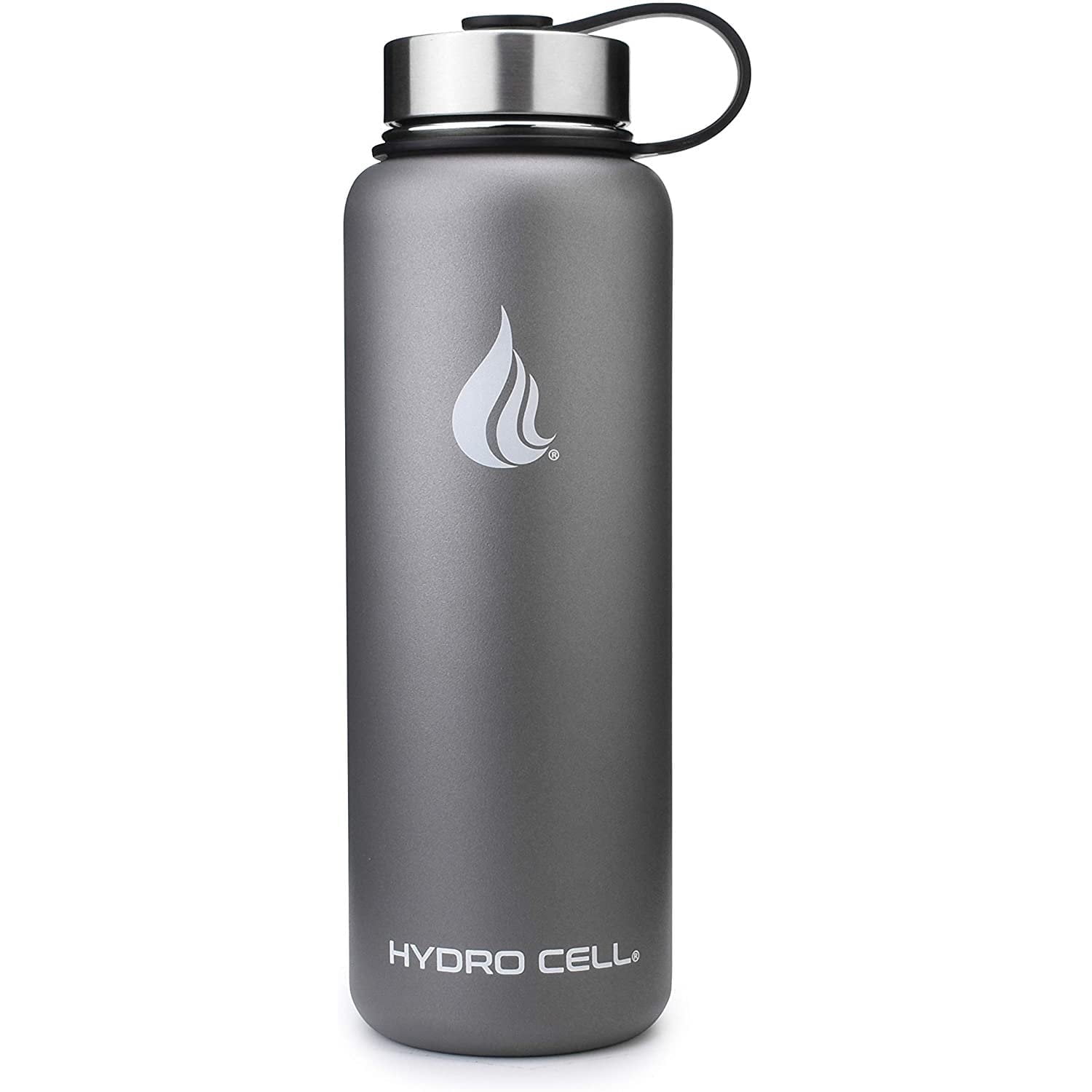 40oz Graphite Stainless Steel Insulated Sports Water Bottle