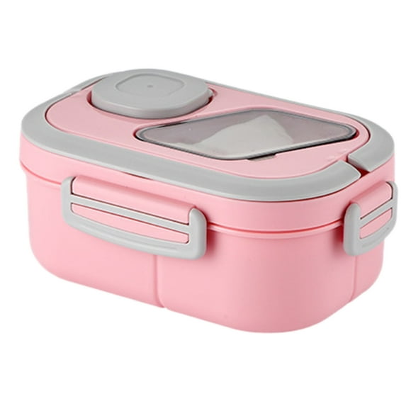 40oz Food Storage Container - Adult Bento with Multiple Compartments Leak-Proof Microwave Built-In Handle for Convenient Meal Preparation