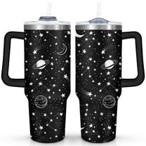 40oz Goth Tumbler with Handle & Straw,Stainless Steel Insulated Cup,Leak Proof Travel Mug,Keeps Drinks Hot/Cold,Gothic Halloween Coffee Cup,Witchy Gifts for Women