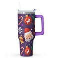 thumbnail image 1 of 40oz Holiday Tumbler with Lid and Straw Double Wall Stainless Steel Cup Christmas Gifts for Women Men, 1 of 4