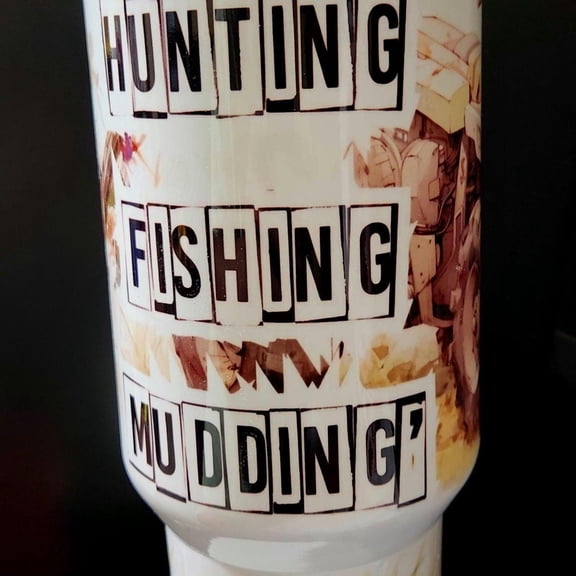40oz Hunting, Fishing, Mudding Tumbler