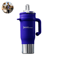 thumbnail image 1 of 40oz Insulated Stainless Steel Tumbler with Handle & Straw, Leakproof Vacuum Water Bottle for Travel, Work, Gym, Outdoor Activities, 1 of 5