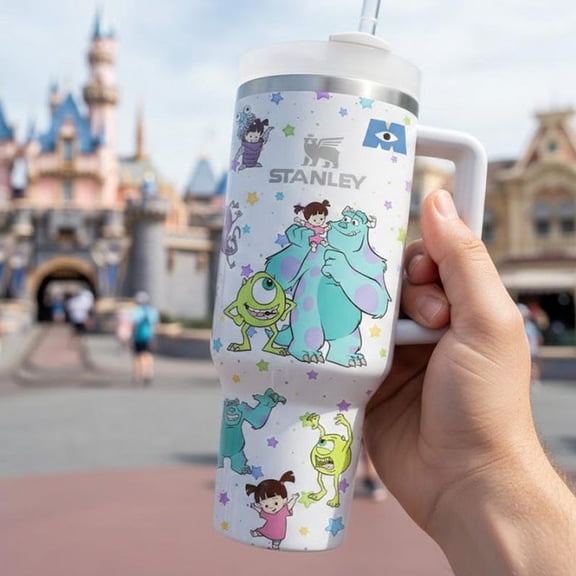 40oz Monsters Character Tumbler, Monsters Inc. Movie Gift Tumbler