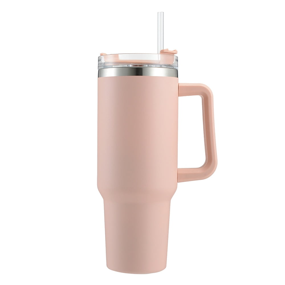 Day you Deserve 40oz Insulated Tumbler with Handle and straw – Hippo  Boutique