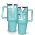 thumbnail image 1 of 40oz Nurse Gifts for Women Men, Nurse Practitioner Gifts Nurse Appreciation Gifts Nurse Nutrition Facts Tumbler Cup with Lid Vacuum Insulated Stainless Steel Travel Coffee Mug, 1 of 6