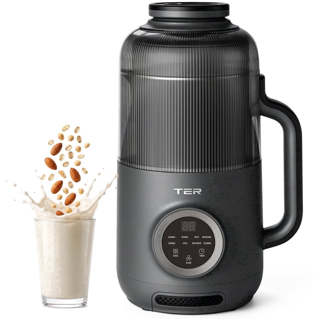 40oz Nut Milk Maker, Automatic Plant-Based Milk Machine for Almond, Soy ...