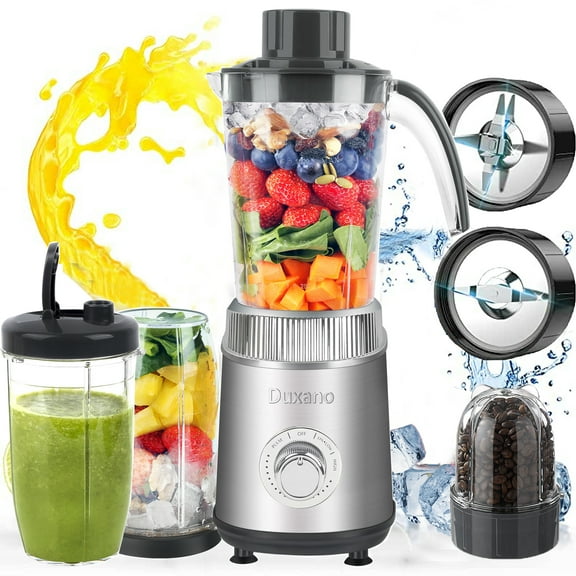 40oz Personal Blender for Shakes and Smoothies, 15 Pieces Set Smoothie Blender for Kitchen with Ice-Crushing Power Portable Mixer for Home
