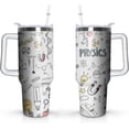 thumbnail image 1 of 40oz Physics Teacher Gifts Phy Tumbler with Handle and Straw, Physical Stainless Steel Insulated Cup with Lid, Travel Coffee Mug Water Bottle, Birthday Gifts for Women Men, 1 of 6