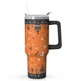 thumbnail image 1 of 40oz Stainless Steel Halloween Travel Mug with Handle and Straw, Insulated Tumbler for Fall, Perfect for Hot or Cold Drinks, Ideal for Women and Girls Enjoying Spooky Season Beverages., 1 of 7