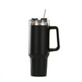 40oz Stainless Steel Insulated Water Bottle with Handle Straw Thermal