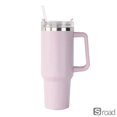 thumbnail image 1 of 40oz Stainless Steel Tumbler With Handle And Straw, Double Wall Vacuum Insulated Travel Mug, Leak-Proof Cup Keeps Drinks Hot/Cold For Hours, Large Capacity For Car & Outdoor Use,5-1200ML  40oz,funny, 1 of 20