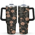 thumbnail image 1 of 40oz Stainless Steel Vacuum Insulated Tumbler - BPA-Free, Spill-Resistant Lid, 2 Drinking Options (Straw/Lid), Keeps Drinks Cold 16hrs/Hot 8hrs, 1 of 9