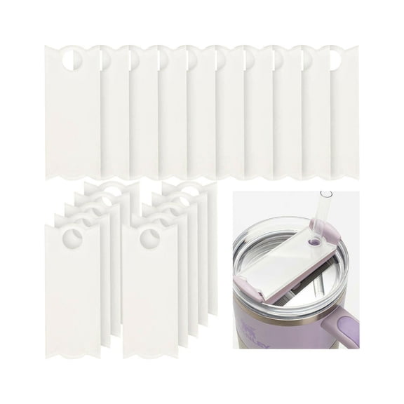 Craft Express 20 Pack 40oz Tumbler Acrylic Wide Name Tags