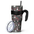 thumbnail image 1 of 40oz Tumbler,Dark Gray Christmas Gnome Pattern Insulated Tumblers with Removable Handle,Stainless Steel Double Vacuum Coffee Tumbler Cup with Straw for Home,Office,Travel,Party, 1 of 5