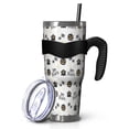 thumbnail image 1 of 40oz Tumbler,Halloween Happy Halloween Pumpkins and Spiders Insulated Tumblers with Removable Handle,Stainless Steel Double Vacuum Coffee Tumbler Cup with Straw for Home,Office,Travel,Party, 1 of 5
