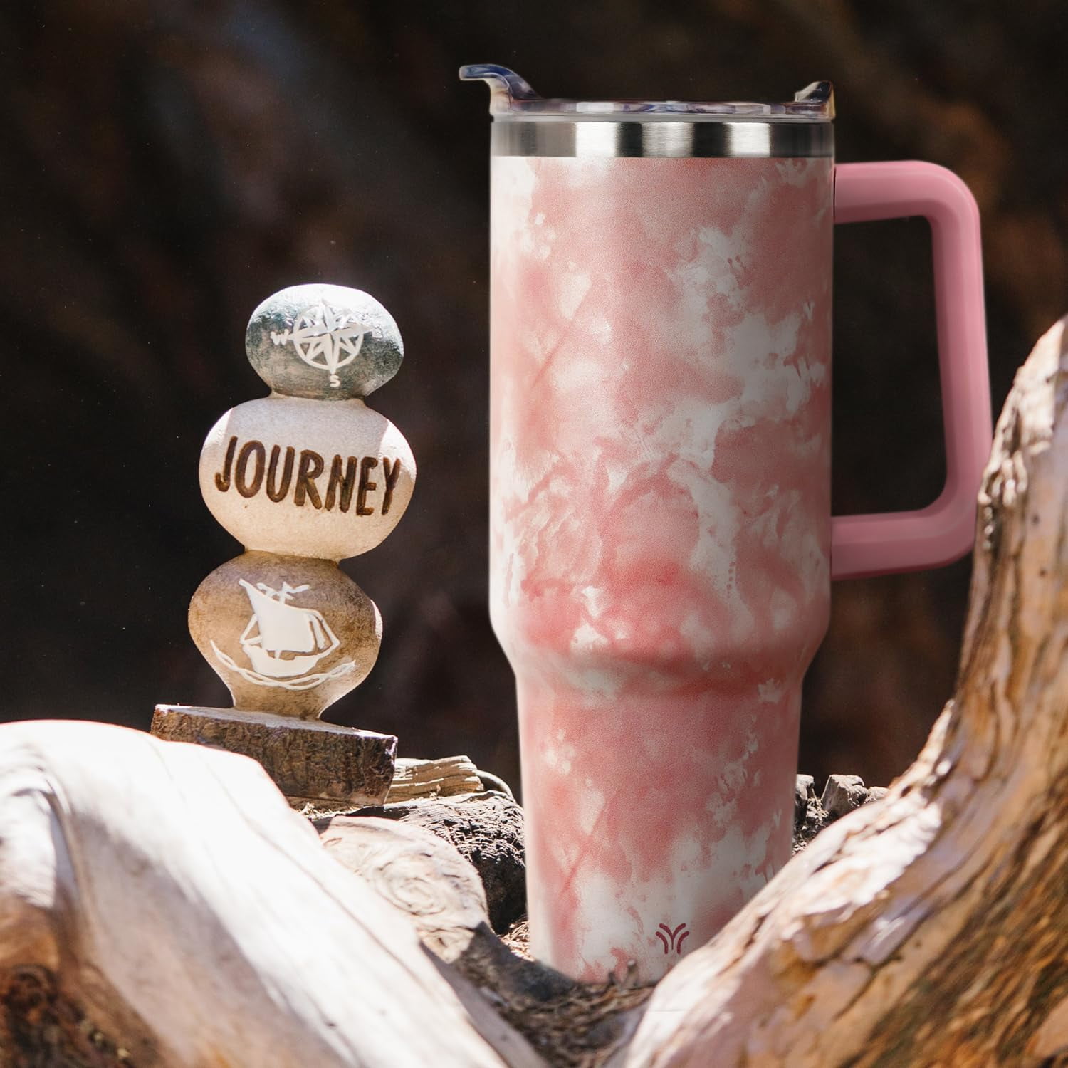 40oz Tumbler with Handle and Straw Lid | Vacuum Insulated Leak Proof