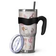 thumbnail image 1 of 40oz Tumbler,Pink Halloween Ghosts Insulated Tumblers with Removable Handle,Stainless Steel Double Vacuum Coffee Tumbler Cup with Straw for Home,Office,Travel,Party, 1 of 5