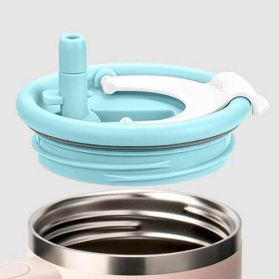 40oz Tumbler Replacement Lid Leak Proof Double Drinking Spout Suction Nozzle Threaded Cap for Car Cup Accessories