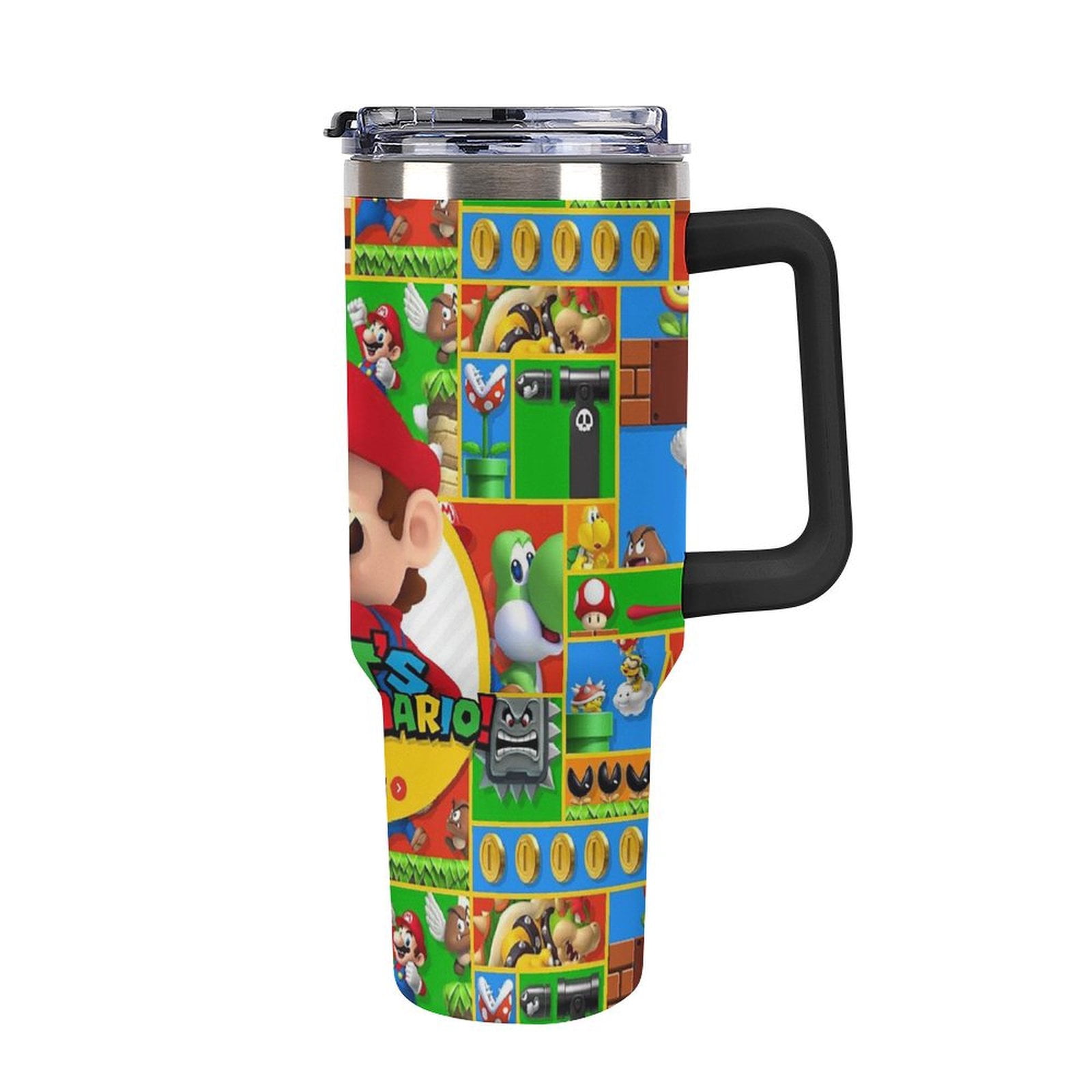 McIndoe Tartan Crest 40 oz Insulated Tumbler with Handle