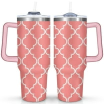 40oz Tumbler with Handle & Straw, Stainless Steel Insulated Cup, Leak Proof Travel Mug, Keeps Drinks Hot/Cold,Coffee Cup, Gifts for Women Men