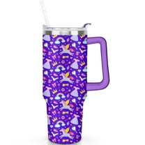 40oz Unicorn Tumbler with Handle Unicorn Theme 40 oz Tumbler LeakProof Lid Straw Double Insulated Mug Graduation Unicorn Gifts for Men Women