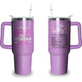 thumbnail image 1 of 40oz Wife Tumbler with Handle and Straw, Wifey Insulated Stainless Steel Cup, Travel Coffee Mug Water Bottle, Wedding Anniversary Birthday Valentines Gifts for Women, 1 of 6