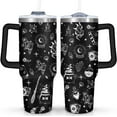 thumbnail image 1 of 40oz Insulated Tumbler Cup with Handle - Witch Themed Design, 1 of 1