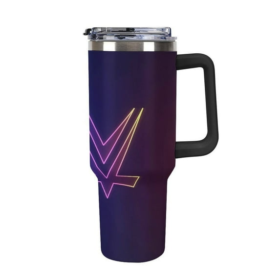 40oz Wres-Tler W-W,E Insulated Tumbler With Lid and Straws Stainless Steel Tumbler with handle Travel Coffee Mug Cup Water Bottle