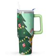 thumbnail image 1 of 40oz Xmas Tumbler with Lid and Straw Leak Proof Stainless Steel Cup Merry Christmas Gifts, 1 of 4