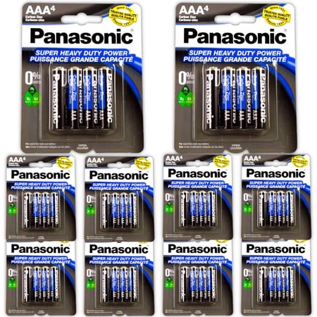 40pc Panasonic AAA Batteries Super Heavy Duty Power Carbon Zinc Triple A Battery 1.5v