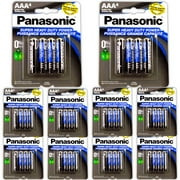 40pc Panasonic AAA Batteries Super Heavy Duty Power Carbon Zinc Triple A Battery 1.5v
