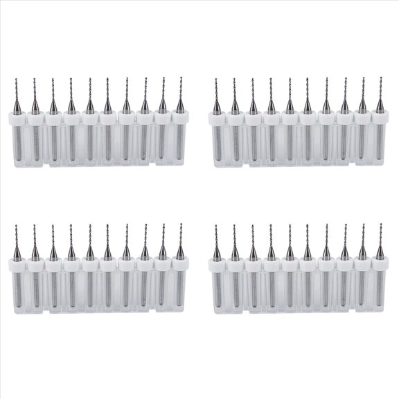 40pcs 0.8mm High Quality PCB Print Circuit Board Carbide Mini Drill Bits Tool