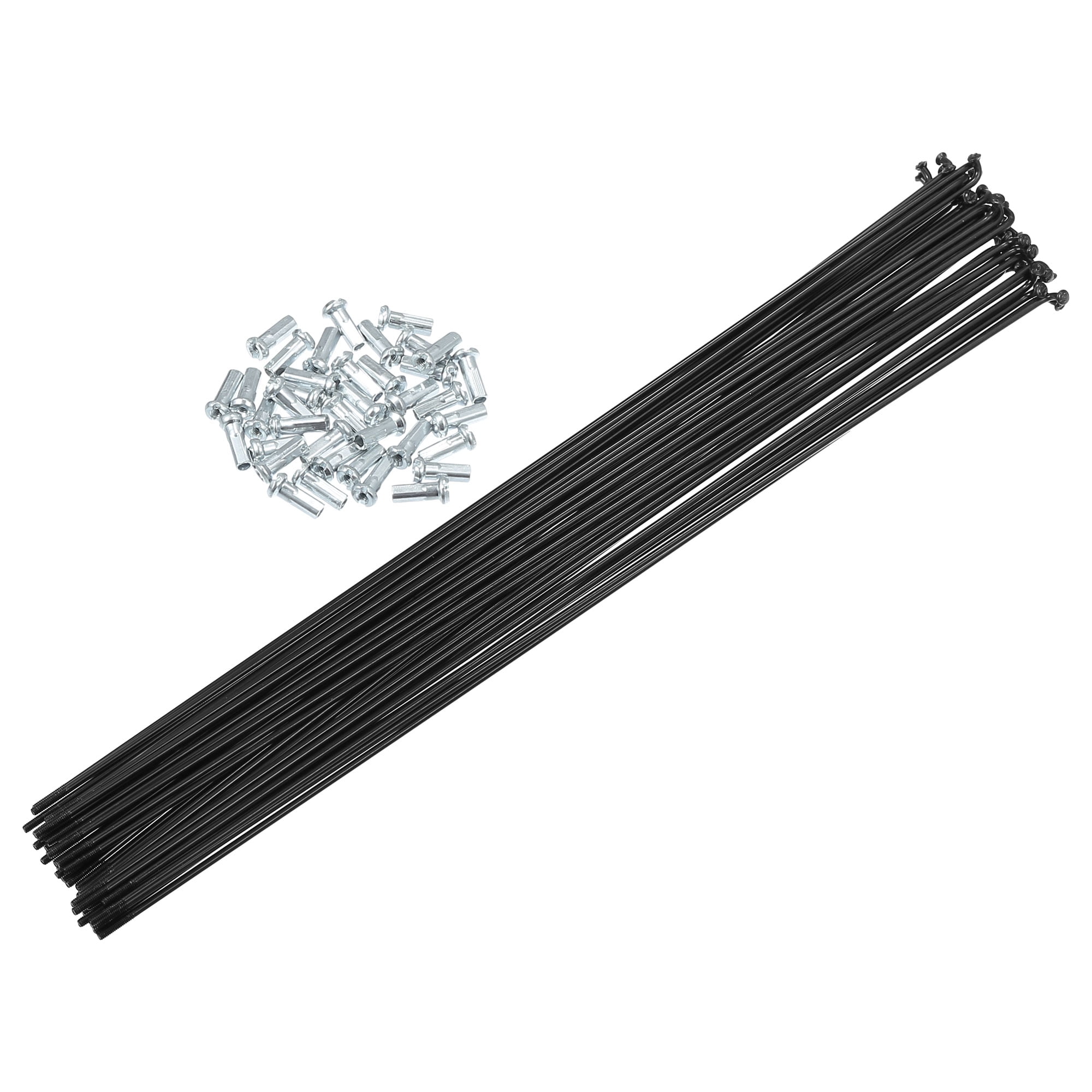 40pcs 14G J Bend Bicycle Steel Spokes 288mm 11.34" Cycle Spokes with